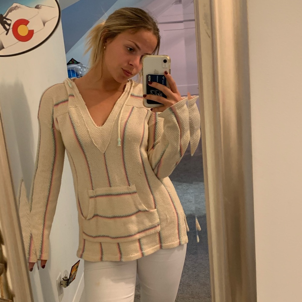 Boho V-Neck Hooded top (Hoodie)